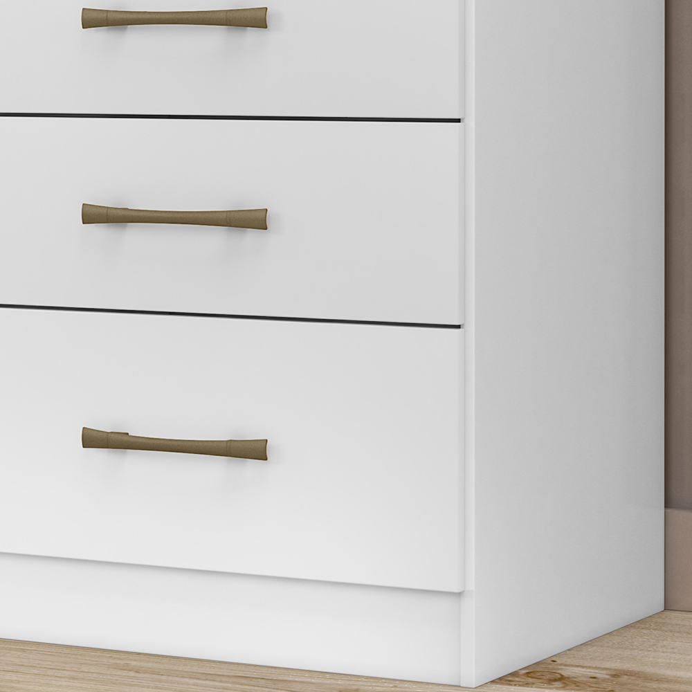 Comoda 4 Gavetas MS9134 Branco Moval