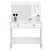 Comoda Penteadeira Camarim Ideal Com Espelho 9924 Branco Moval