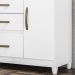 Comoda Sapateira Com Pes 4 Gav 7070 Branco Flex Moval