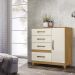 Comoda Sapateira Com Pes 4 Gav 7070 Freijo Off White Moval