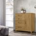 Comoda Sapateira Com Pes 4 Gav 7070 Freijo Off White Moval