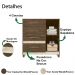 Comoda Sapateira Com Pes 4 Gav 7073 Castanho Wood Avela Wood Moval