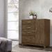 Comoda Sapateira Com Pes 4 Gav 7073 Castanho Wood Avela Wood Moval