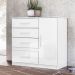 Comoda Venus 4 Gavetas 1 Porta 98 cm Branco Flex Moval