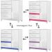Comoda Venus 4 Gavetas 1 Porta Com Pés 98 cm Branco Flex Moval