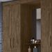 Guarda Roupa 4 Portas Com Espelho 8313 Castanho Wood Moval