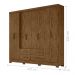Guarda Roupa 8 Portas Alexis Castanho Wood