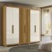 Guarda Roupa Casal 6 Portas 4 Gav 0340 Freijo Off White Moval
