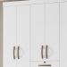 Guarda Roupa Casal 6 Portas 8684 Branco Moval