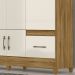 Guarda Roupa Casal 6 Portas 9120 Freijo Off White Moval