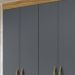 Guarda Roupa Casal 7 Portas 8970 Freijo Cinza Moval