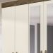 Guarda Roupa Casal 7 Portas Com Espelho 8973 Castanho Wood Off White Moval