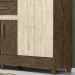 Guarda Roupa Casal 8 Portas 8358 Castanho Wood Avela Wood Moval
