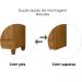 Guarda Roupa Casal Panama 6P 153 cm Freijo Moval