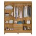 Guarda Roupa Casal Panama 6P 153 cm Freijo Moval