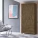 Guarda Roupa Solteiro 3 Portas 9513 Castanho Wood Moval