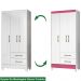 Guarda Roupa Solteiro 3 Portas 9514 Branco Flex Moval