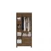 Guarda Roupa Solteiro 3 portas 2 gavetas Lima - Castanho Wood