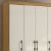 Guarda Roupa Solteiro 4 Portas 0410 Freijo Off White Moval