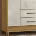 Guarda Roupa Solteiro 4 Portas 0410 Freijo Off White Moval