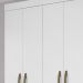 Guarda Roupa Solteiro 4 Portas 8524 Branco Flex Moval