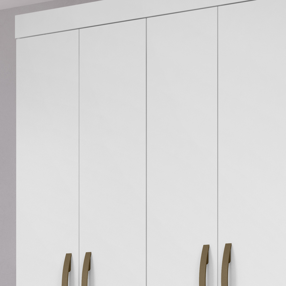 Guarda Roupa Solteiro 4 Portas 8524 Branco Flex Moval