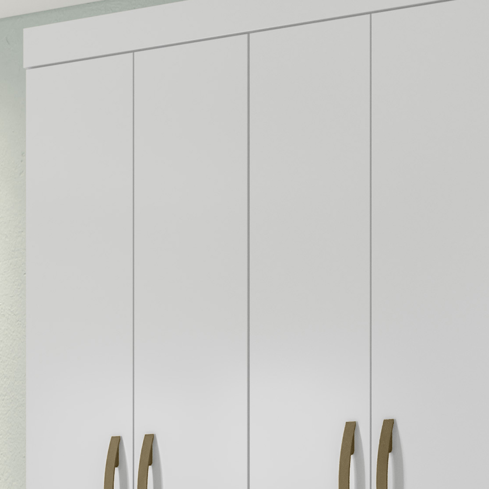 Guarda Roupa Solteiro 4 Portas 8704 Branco Flex Moval