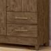 Guarda Roupa Solteiro 4 Portas 9523 Castanho Wood Moval