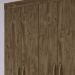 Guarda Roupa Solteiro 4 Portas Com Espelho 8523 Castanho Wood Moval
