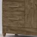 Guarda Roupa Solteiro 4 Portas Com Espelho 8523 Castanho Wood Moval