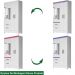Guarda Roupa Solteiro 4 Portas Com Espelho 8524 Branco Flex Moval