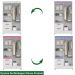 Guarda Roupa Solteiro 4 Portas Com Espelho 8524 Branco Flex Moval