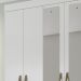 Guarda Roupa Solteiro 4 Portas Com Espelho 8704 Branco Flex Moval