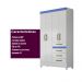Guarda Roupa Solteiro 4 portas 4 gavetas Branco / Rosa / Azul / Lilas Flex Sobral - Moval