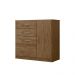 Jogo Gaveteiro e Roupeiro Tulum Castanho Wood