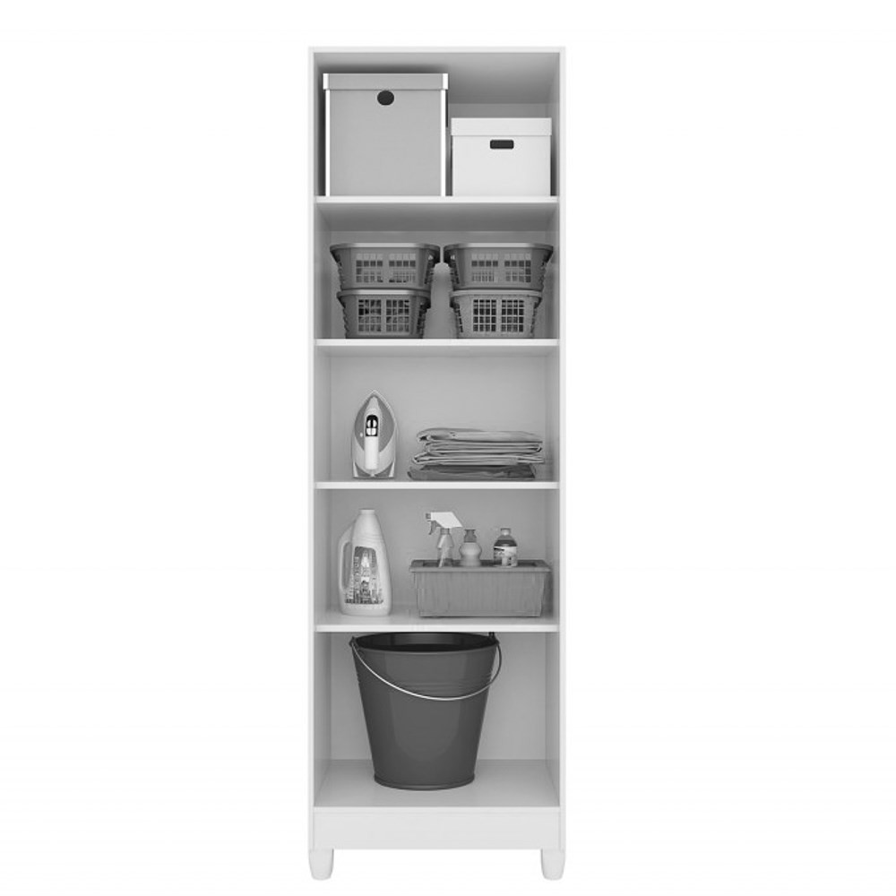 Kit 2 Armários Organizadores Multiuso Íris 2 Portas Branco - Moval