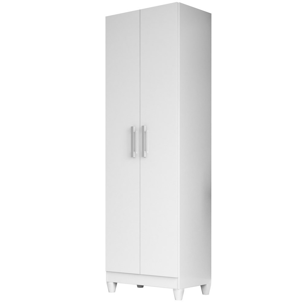Kit 2 Armários Organizadores Multiuso Íris 2 Portas Branco - Moval