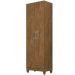 Kit 2 Armários Organizadores Multiuso Íris 2 Portas Castanho Wood - Moval