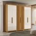 Guarda Roupa Casal Araguaia 6 Portas Freijó Off White Moval