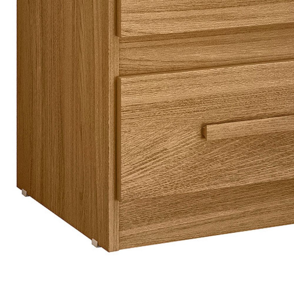 Mesa de Cabeceira Apolo 2 Gavetas 46 cm Freijo Moval