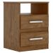Mesa de Cabeceira Apolo Flex Castanho/Avelã - Moval