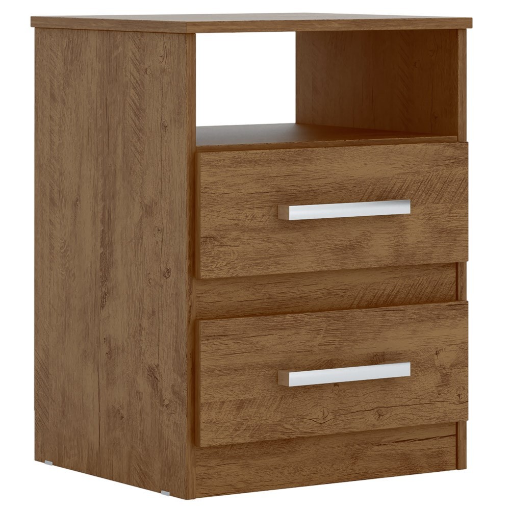 Mesa de Cabeceira Apolo Flex Castanho/Avelã - Moval