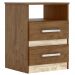 Mesa de Cabeceira Apolo Flex Castanho/Avelã - Moval