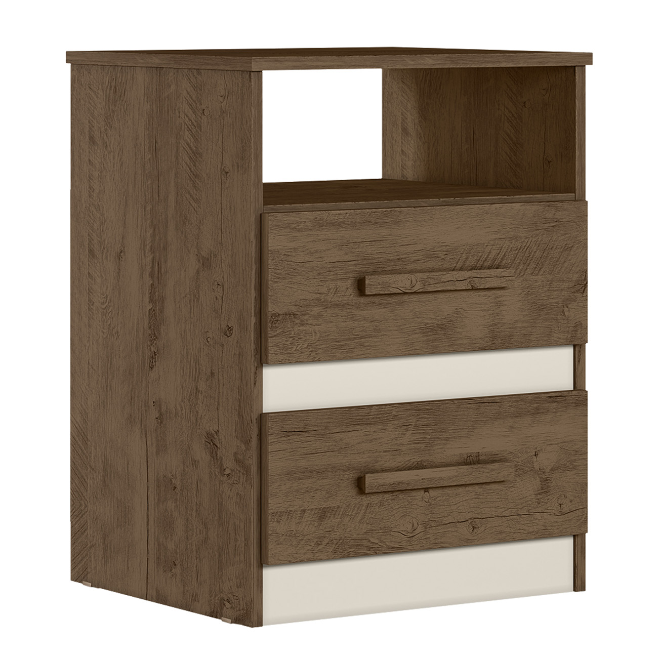 Mesa de Cabeceira Apolo Flex Castanho/Avelã - Moval