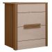 Mesa de Cabeceira Dhara 2 Gavetas 51 cm Carvalho Fendi Moval