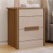 Mesa de Cabeceira Dhara 2 Gavetas 51 cm Carvalho Fendi Moval