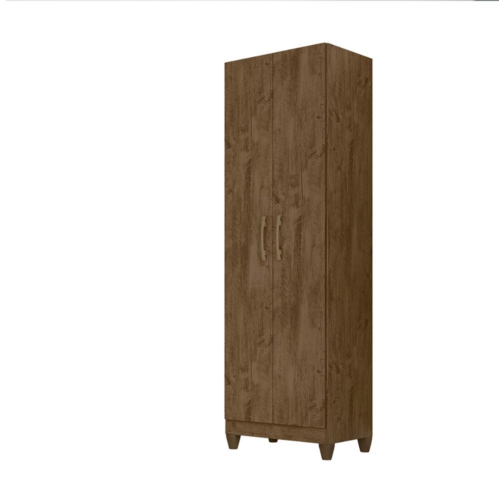 Multiuso 2 portas New Iris - Castanho Wood