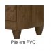 Multiuso 2 portas New Iris - Castanho Wood