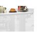 Balcão Buffet Retrô Delta 2 Portas Branco Gloss - MoveisAqui