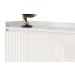 Buffet Aparador Retrô Clássico 4 Portas Branco Gloss - MoveisAqui